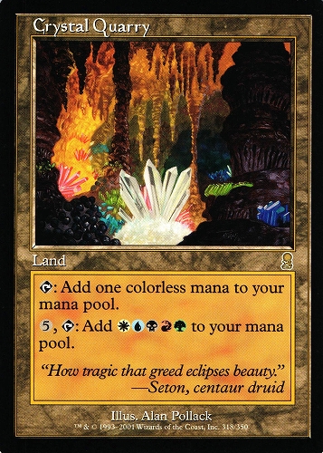 中古MTG【ODY】水晶の採石場 / Crystal Quarry《英》（MTG/マジック:ザ・ギャザリング）【管理:M0924A】