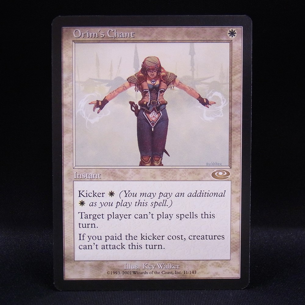 ◆【中古MTG】マジックザギャザリング│オアリムの詠唱/Orim's Chant【PLS/EN】