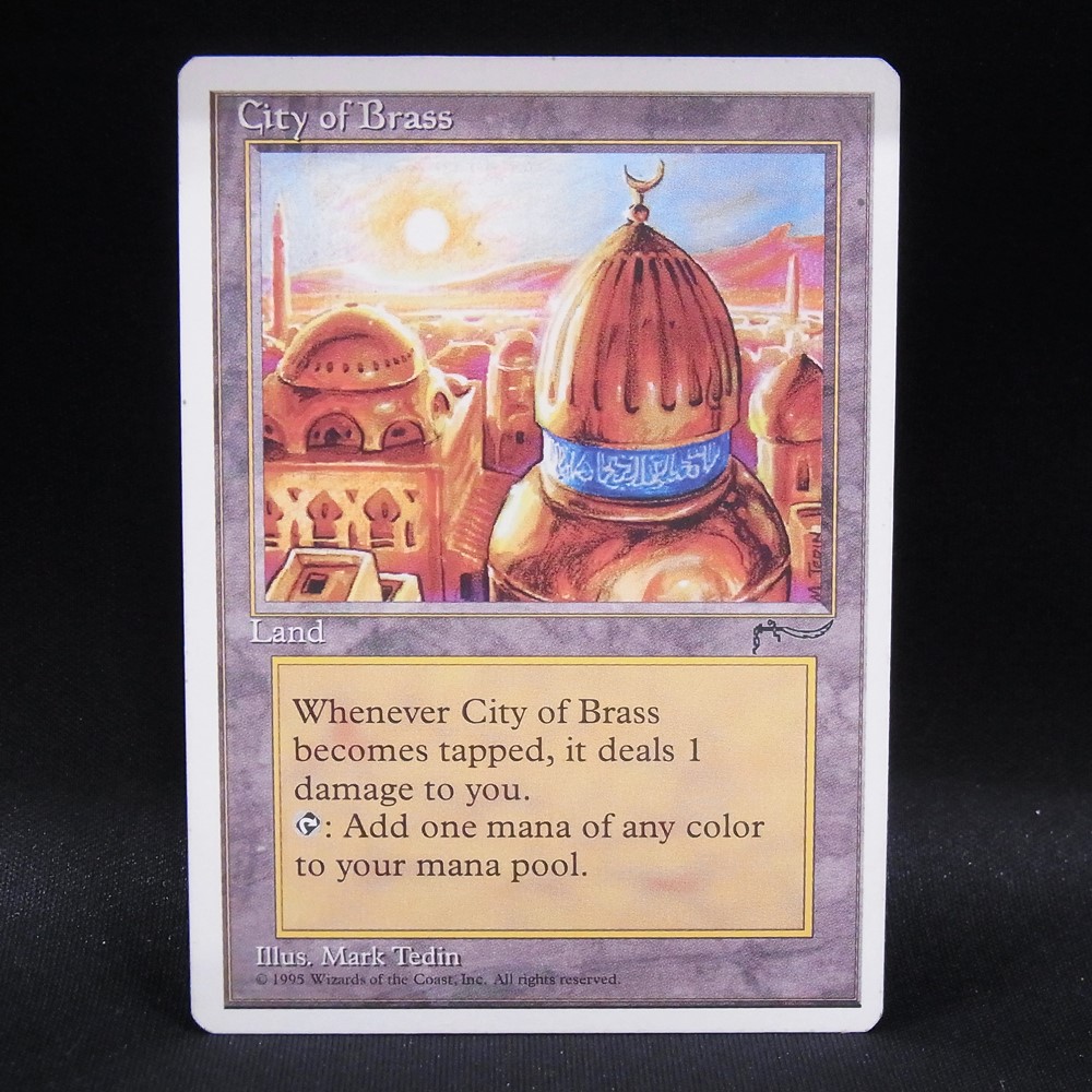 ◆【中古MTG】マジックザギャザリング│真鍮の都/City of Brass【CHK/EN】