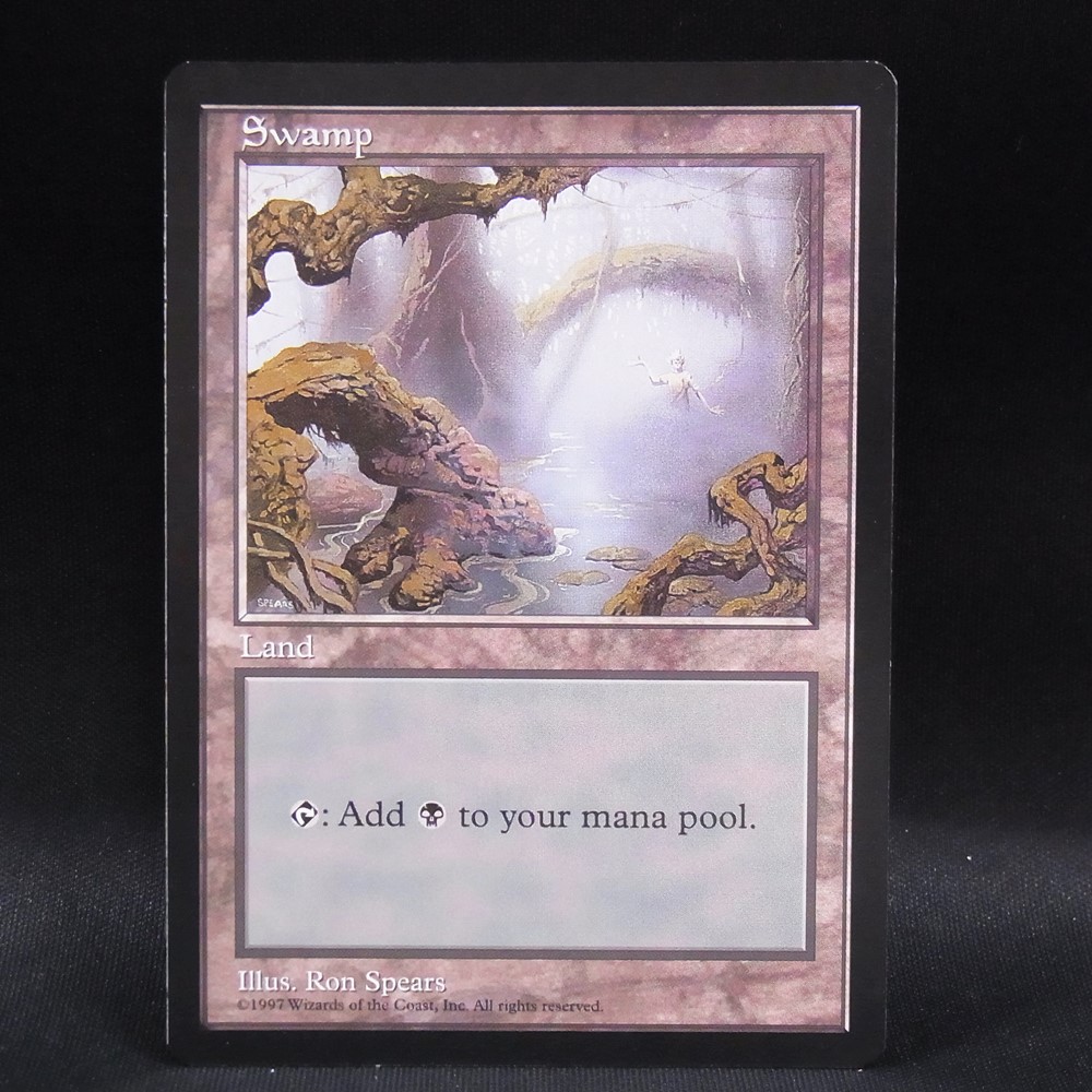 ◆【中古MTG】マジックザギャザリング│沼/Swamp【APAC3/EN】