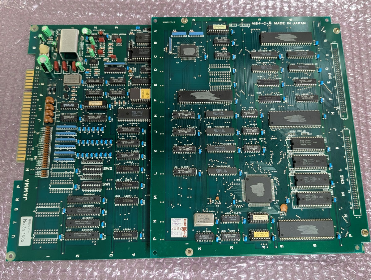 【店頭併売品】（アーケード基板）アイレム「大工の源さん」【AR-3710】