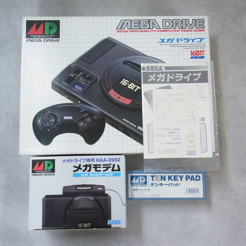 【中古ハード】 メガドライブ│セガネットシステム set Btype