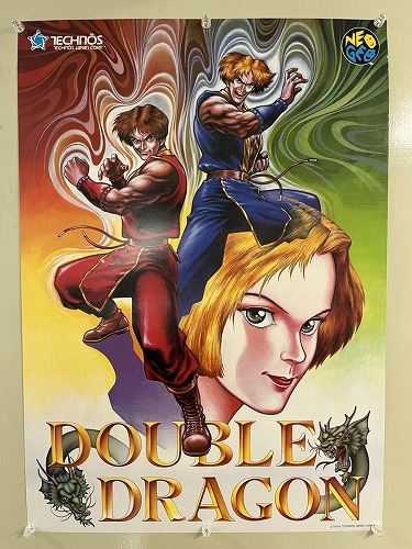 【店頭併売品】ポスター　テクノスジャパン「DOUBLE DRAGON ダブルドラゴン」【YM-1880】