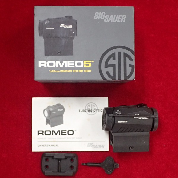 実物 SIG SAUER ROMEO5 ドットサイト SOR52001