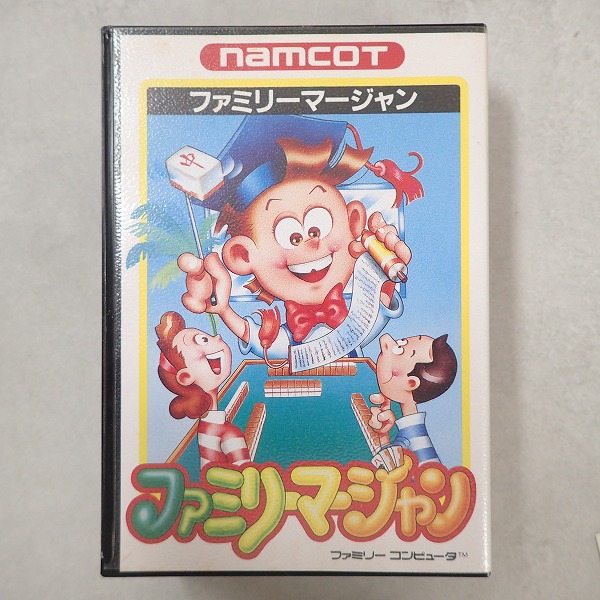 【中古ソフト】ファミコン│ファミリーマージャン 箱付