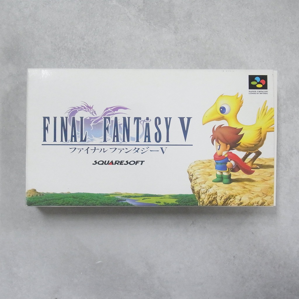 【中古ソフト】スーパーファミコン［ソケット化］│ファイナルファンタジーV 箱付