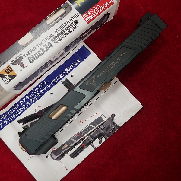 NOVA TTI グロック34 コンバットマスター カスタムスライド / 東京マルイ G17 G22 G34対応