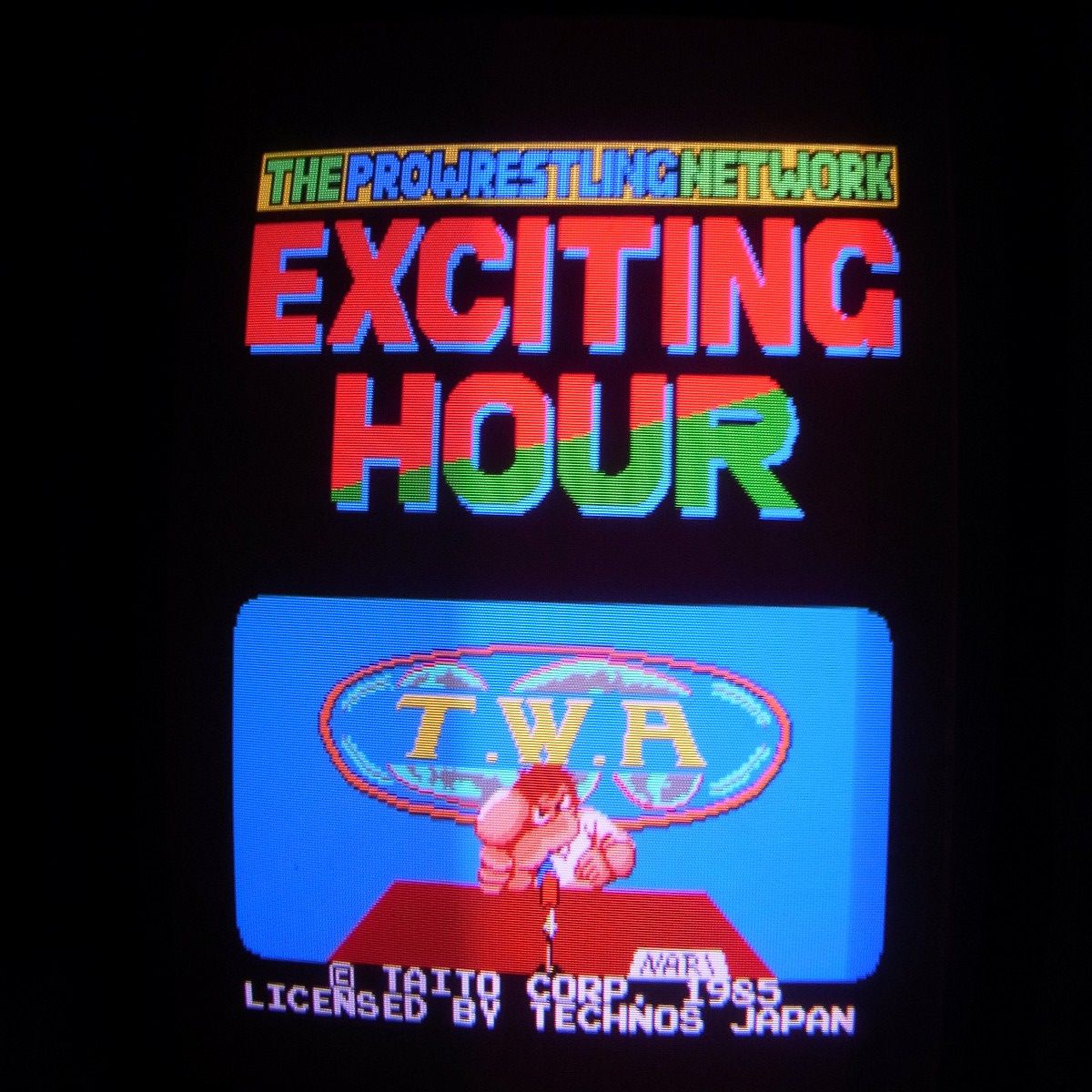 【中古アーケード基板】テクノスジャパン/タイトー エキサイティングアワー EXCITING HOUR TECHNOS TAITO インスト純正