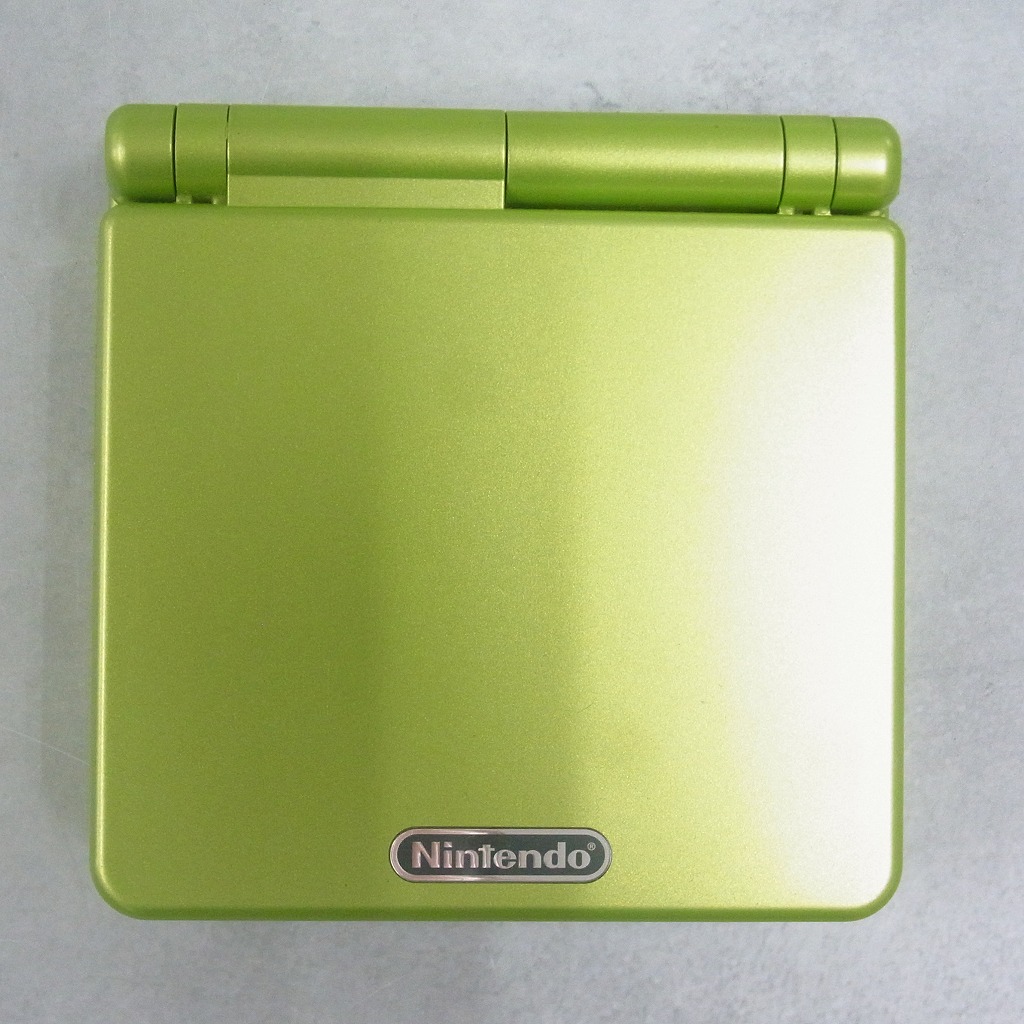 【中古ハード】 ゲームボーイアドバンスSP │ボディカラーチェンジ ライムグリーン クラブニンテンドー限定