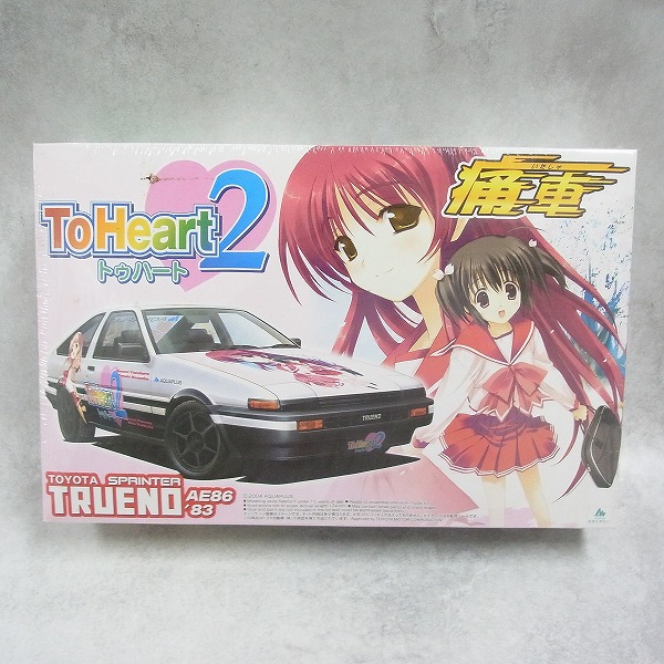 アオシマ 1/24 痛車 ToHeart2 AE86 スプリンタートレノ 前期型 【未開封】