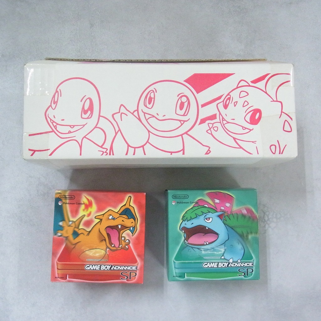 【店頭取扱品】【中古ハード】 ゲームボーイアドバンス│ポケモンだいすきクラブ フシギバナエディション リザードンエディション 輸送箱付
