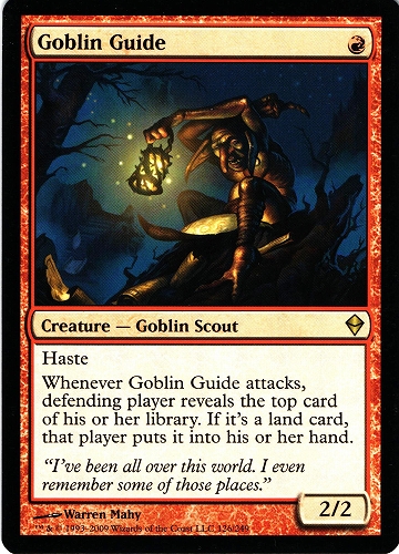 中古MTG【ZEN】ゴブリンの先達 / Goblin Guide《英》（MTG/マジック:ザ・ギャザリング）【管理:M0946A】