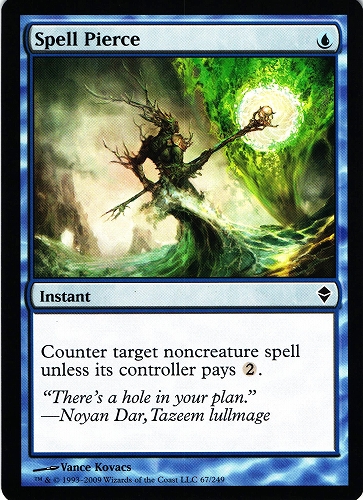 中古MTG【ZEN】呪文貫き / Spell Pierce《英》（MTG/マジック:ザ・ギャザリング）【管理:M0956A】