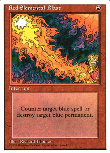 中古MTG【4ED】赤霊破 / Red Elemental Blast《英》（MTG/マジック:ザ・ギャザリング）【管理:M0972A】