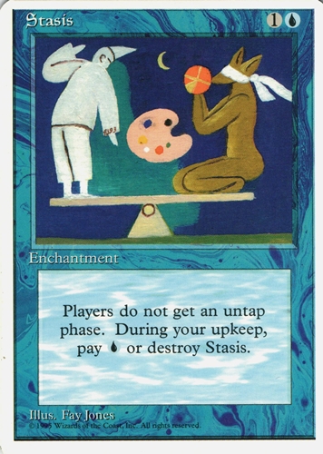 中古MTG【4ED】停滞 / Stasis《英》（MTG/マジック:ザ・ギャザリング）【管理:M0973A】