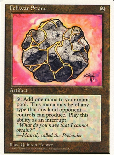 中古MTG【4ED】友なる石 / Fellwar Stone《英》（MTG/マジック:ザ・ギャザリング）【管理:M0974A】