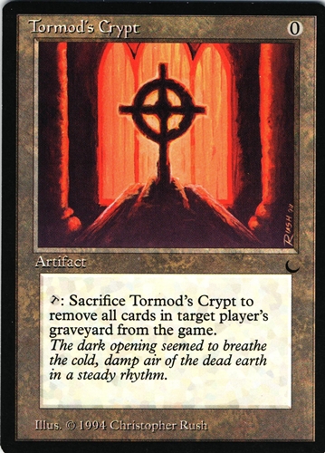 中古MTG【DRK】トーモッドの墓所 / Tormod's Crypt《英》（MTG/マジック:ザ・ギャザリング）【管理:M1009A】
