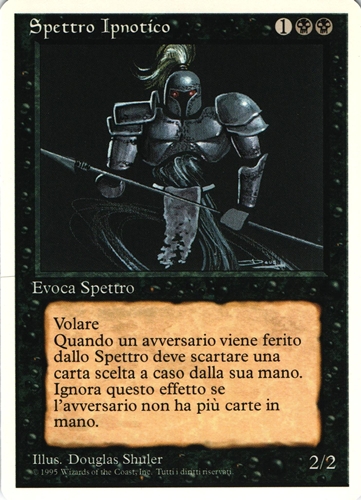 中古MTG【4ED】惑乱の死霊 / Hypnotic Specter《イタリア語》（MTG/マジック:ザ・ギャザリング）【管理:M1017A】