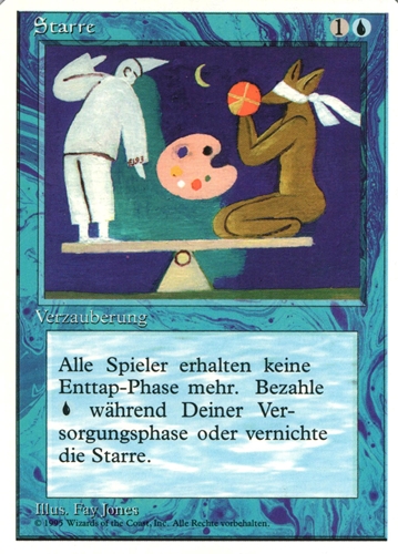 中古MTG【4ED】停滞 / Stasis《ドイツ語》（MTG/マジック:ザ・ギャザリング）【管理:M1018A】