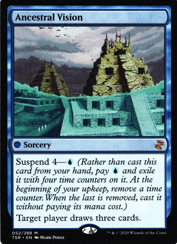 中古MTG【TSR】祖先の幻視 / Ancestral Vision《英》（MTG/マジック:ザ・ギャザリング）【管理:M1021A】
