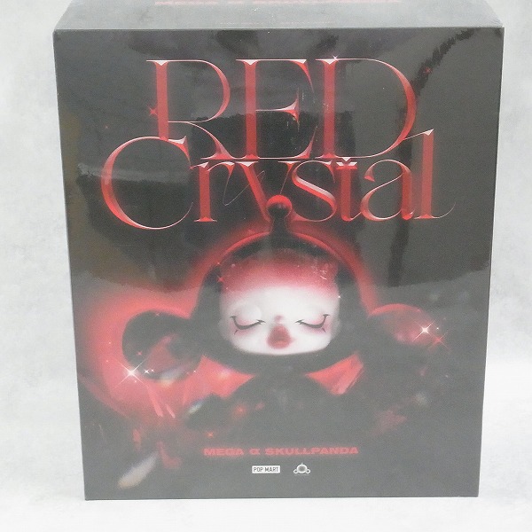 POP MART MEGA α SKULLPANDA 400% Red Crystal 【未開封】