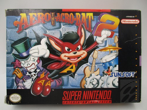 【中古ソフト】SNES｜Aero The Acro・Bat 2 海外版