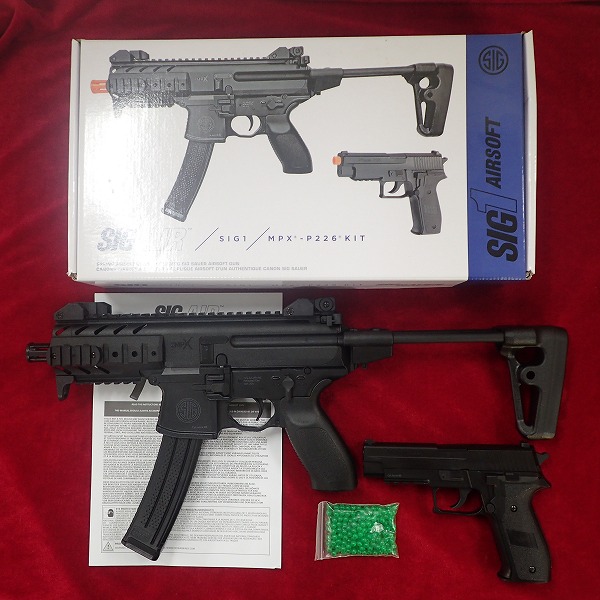 SIG AIR SIG1 MPX -P226 キット サブマシンガン ハンドガン エアーコッキングガン