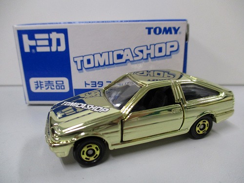 トミカ トヨタ スプリンター トレノ AE86 金メッキバージョン 【TOMICA SHOP 非売品】