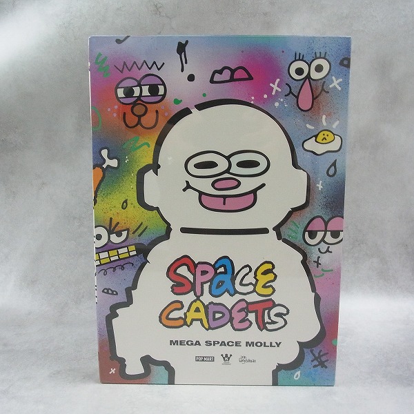 POP MART MEGA SPACE MOLLY 400％ JON BURGERMAN SPACE CADETS 【未開封】