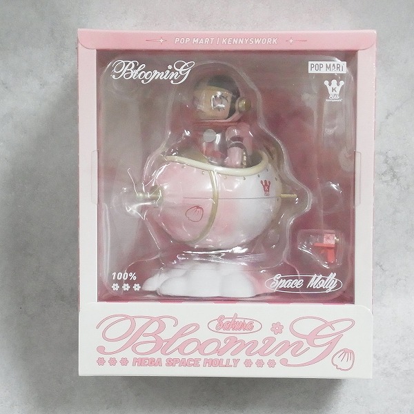POP MART MEGA SPACE MOLLY 100% Blooming Sakura【未開封】