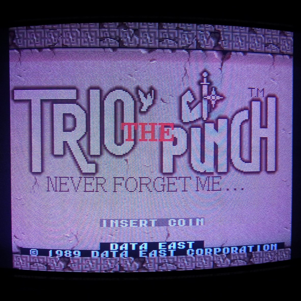 【中古アーケード基板】データイースト/DATA EAST トリオ・ザ・パンチ TRIO THE PUNCH DECO