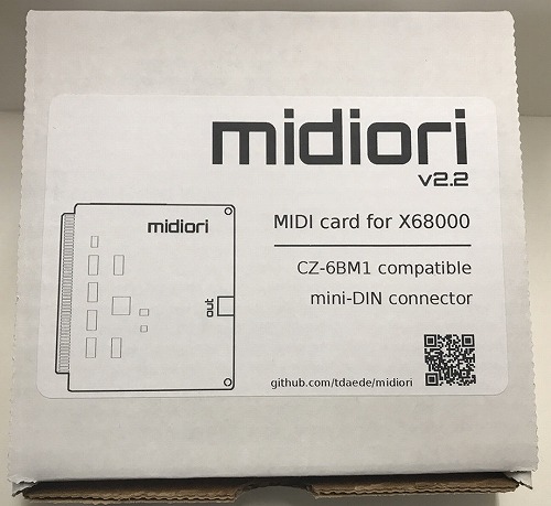 【再入荷】midiori v2.2 (MIDI card for X68000)