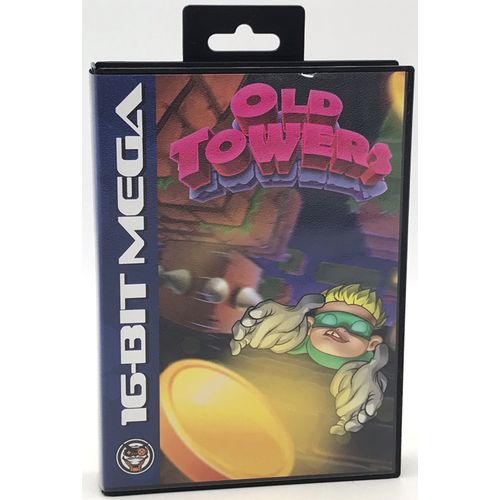 [海外輸入品]MD/MD互換機用ソフト　OLD TOWERS(オールドタワーズ) / MEGA CAT STUDIOS