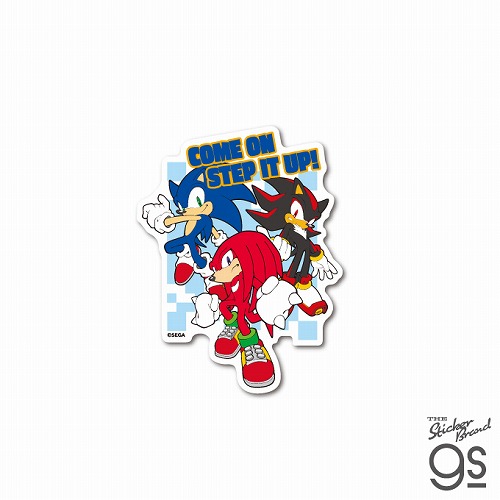 SONIC-09 ソニック ダイカットステッカー STEP IT UP!