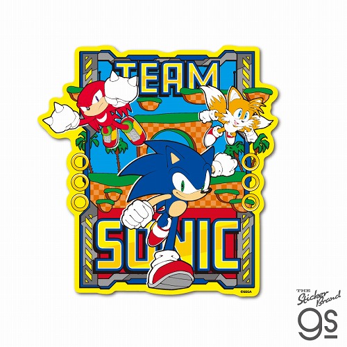 SONIC-16 ソニック ビッグサイズステッカー TEAM SONIC