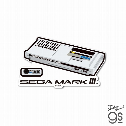 SEGA-006 セガハード ダイカットステッカー SEGA MARKIII コンソール