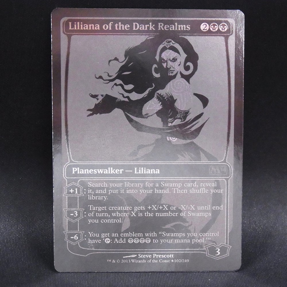 ◆【中古MTG】マジックザギャザリング│闇の領域のリリアナ/Liliana of the Dark Realms【EN/プロモ】(SDCC2013)
