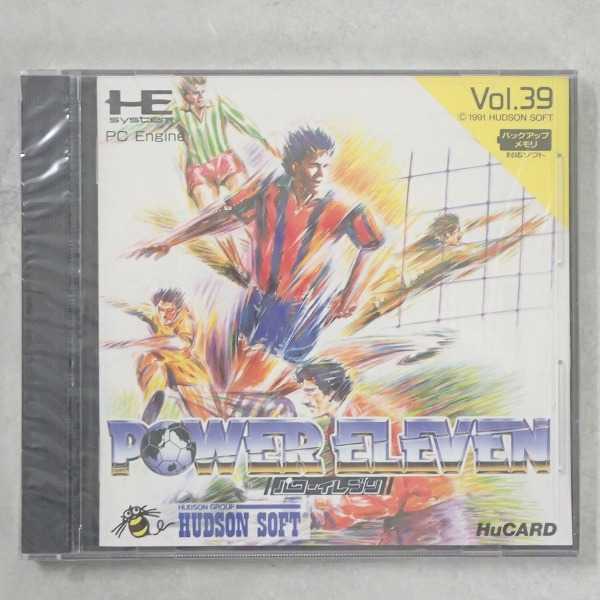 【中古ソフト】PCエンジン Huカード│パワーイレブン　ケース付