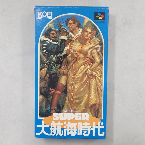 【中古ソフト】スーパーファミコン［ソケット化］│SUPER 大航海時代 箱付