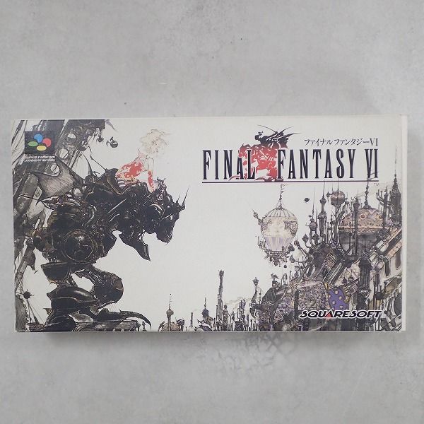 【中古ソフト】スーパーファミコン［ソケット化］│ファイナルファンタジーVI 箱付