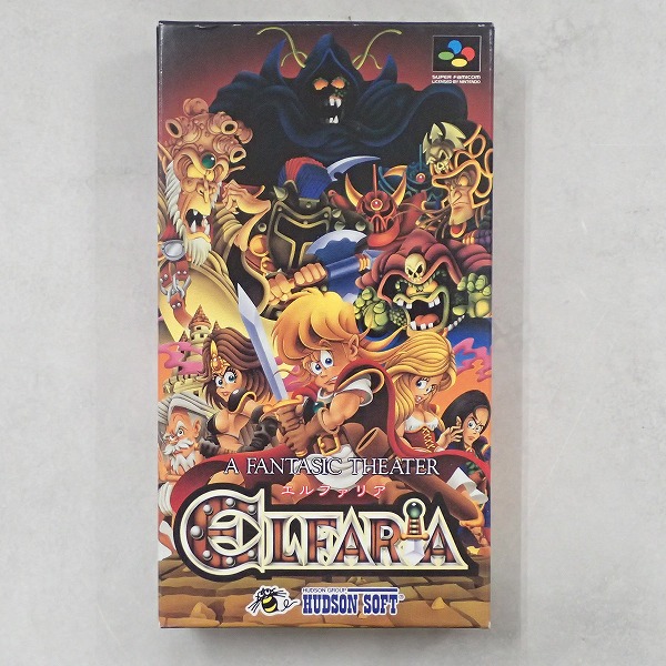 【中古ソフト】スーパーファミコン［ソケット化］│エルファリア 箱付