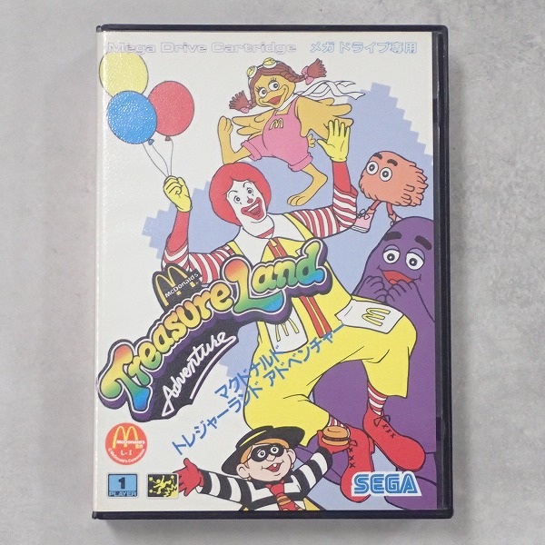 【中古ソフト】メガドライブ│マクドナルド トレジャーランド アドベンチャー 箱付