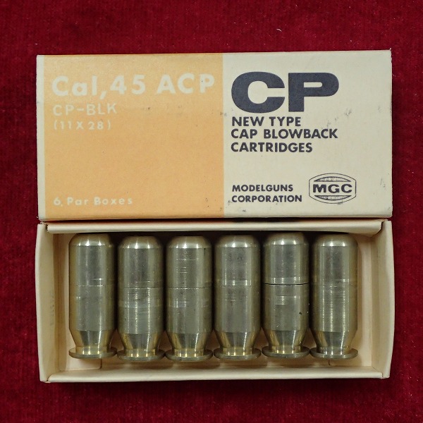 MGC カートリッジ Cal.45 ACP CP-BLK 11×28