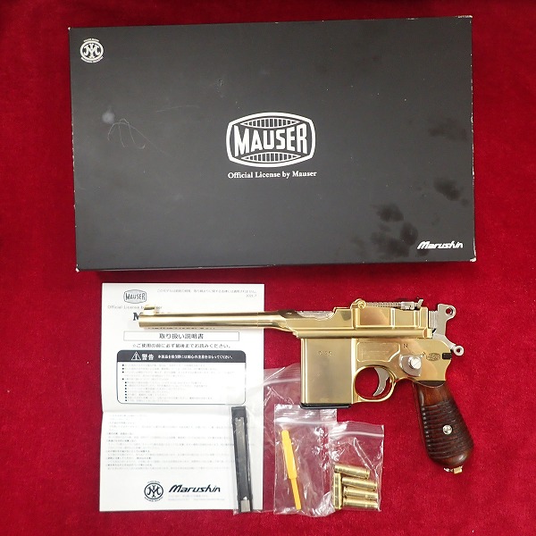 マルシン モーゼル M712 徳國製刻印 木製グリップ 金属製モデルガン