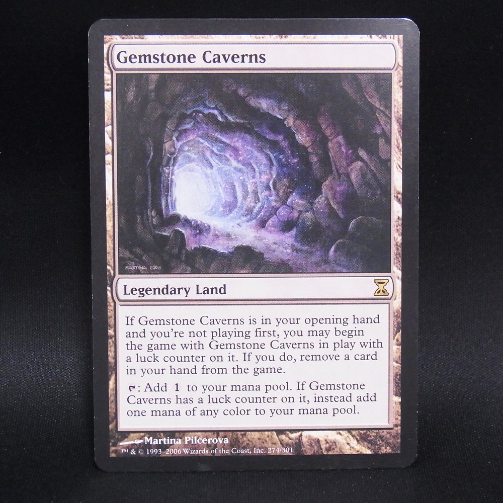 ◆【中古MTG】マジックザギャザリング│宝石の洞窟/Gemstone Caverns【EN/TSP】