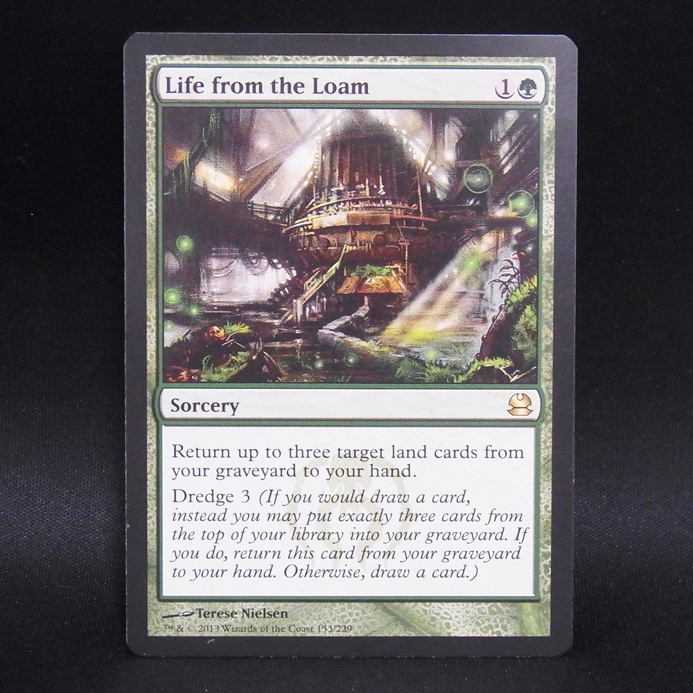 ◆【中古MTG】マジックザギャザリング│壌土からの生命/Life from the Loam【EN/MMA】