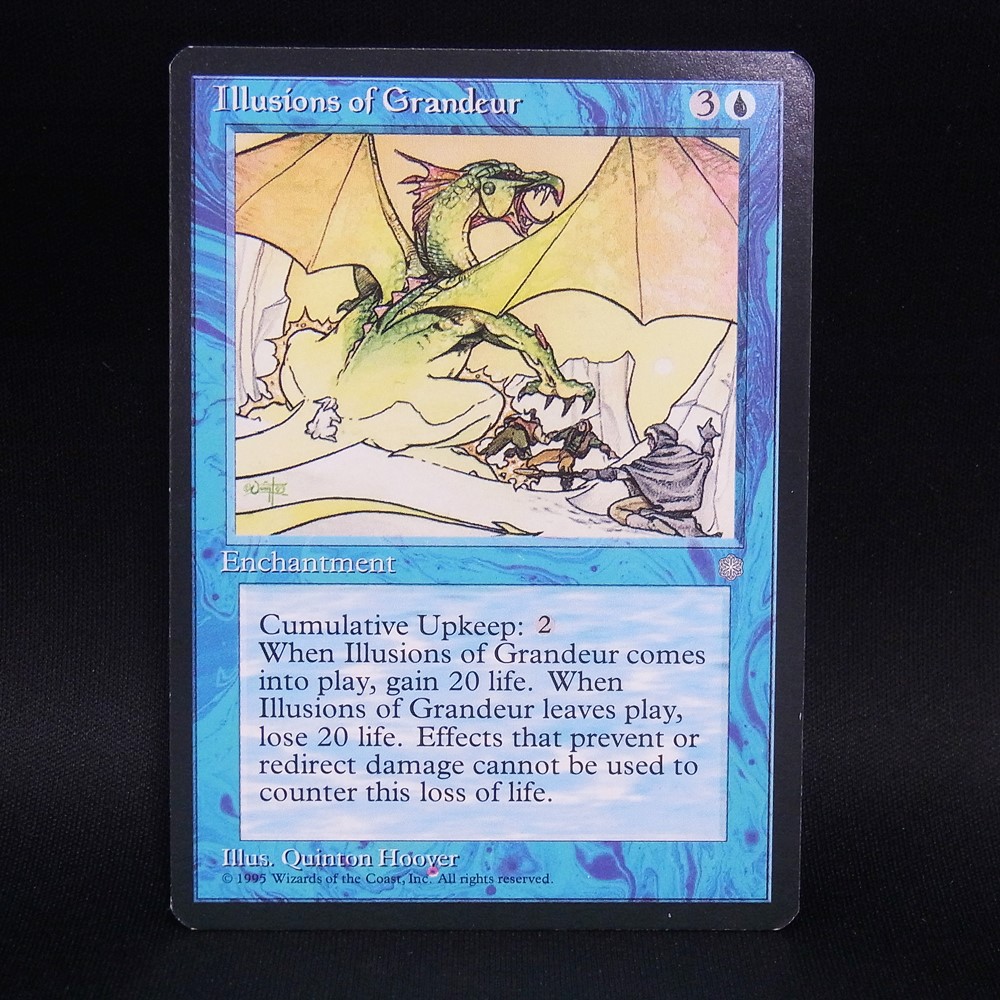 ◆【中古MTG】マジックザギャザリング│Illusions of Grandeur【EN/ICE】
