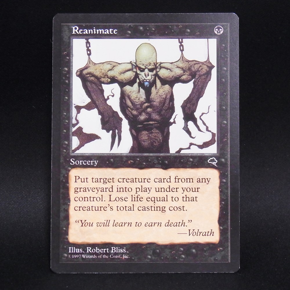 ◆【中古MTG】マジックザギャザリング│再活性/Reanimat【EN/TMP】