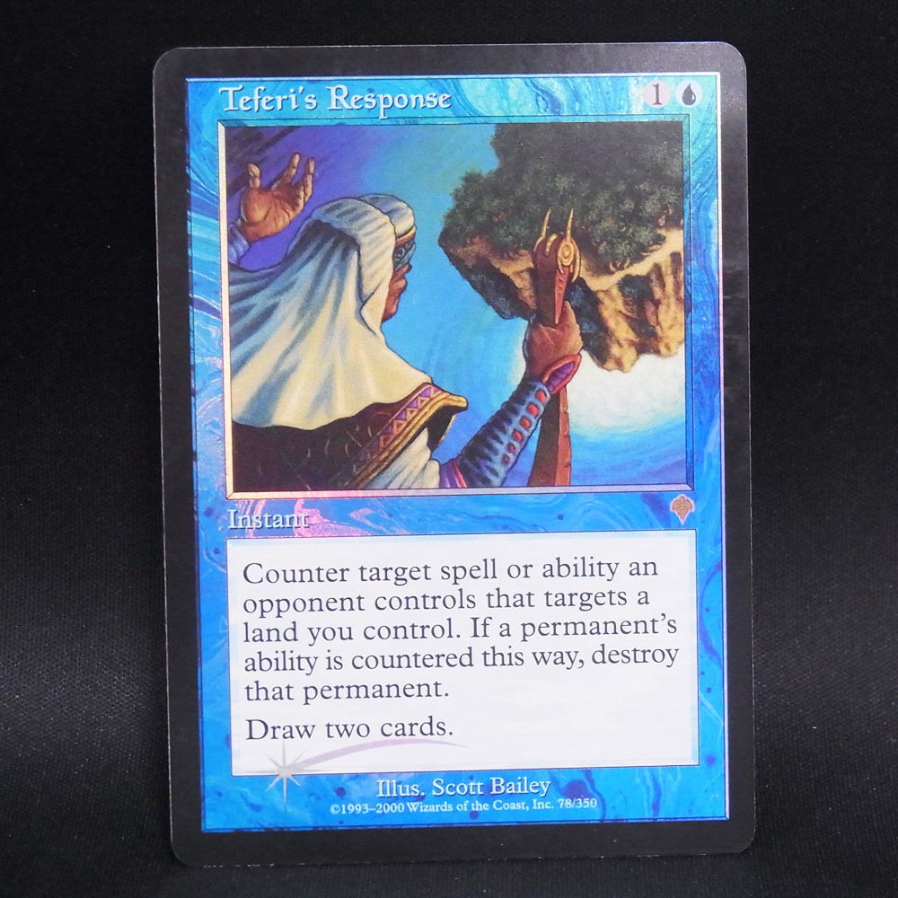 ◆【中古MTG】マジックザギャザリング│テフェリーの反応/Teferi's Response【EN/INV】