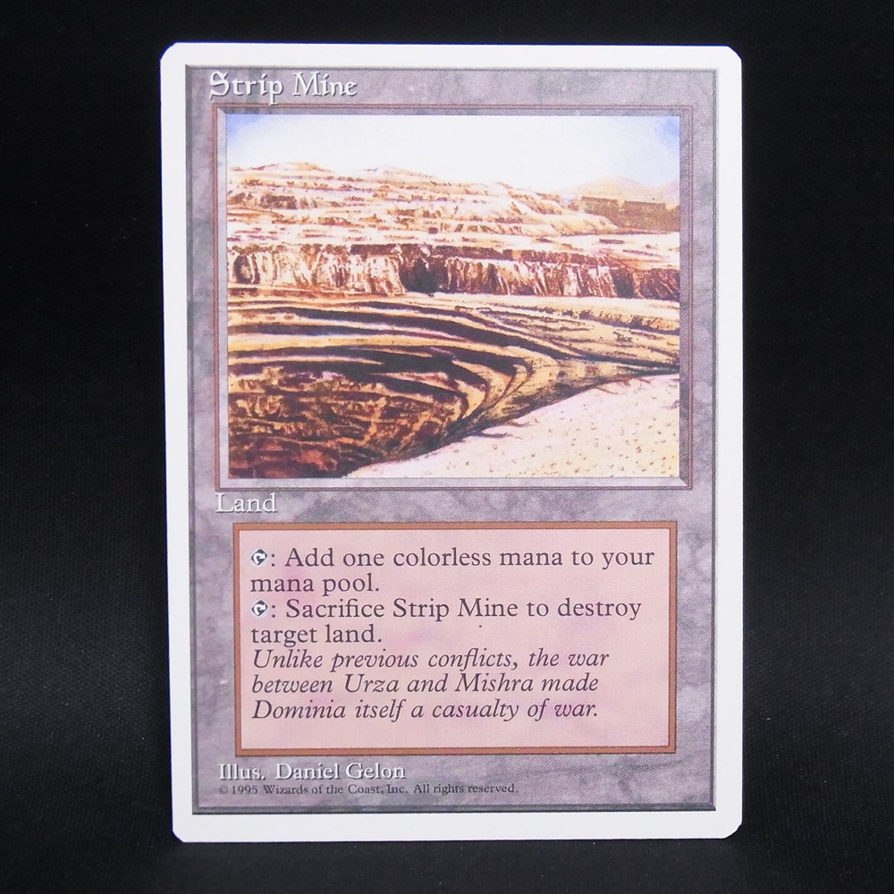 ◆【中古MTG】マジックザギャザリング│露天鉱床/Strip Mine【EN/4ED】